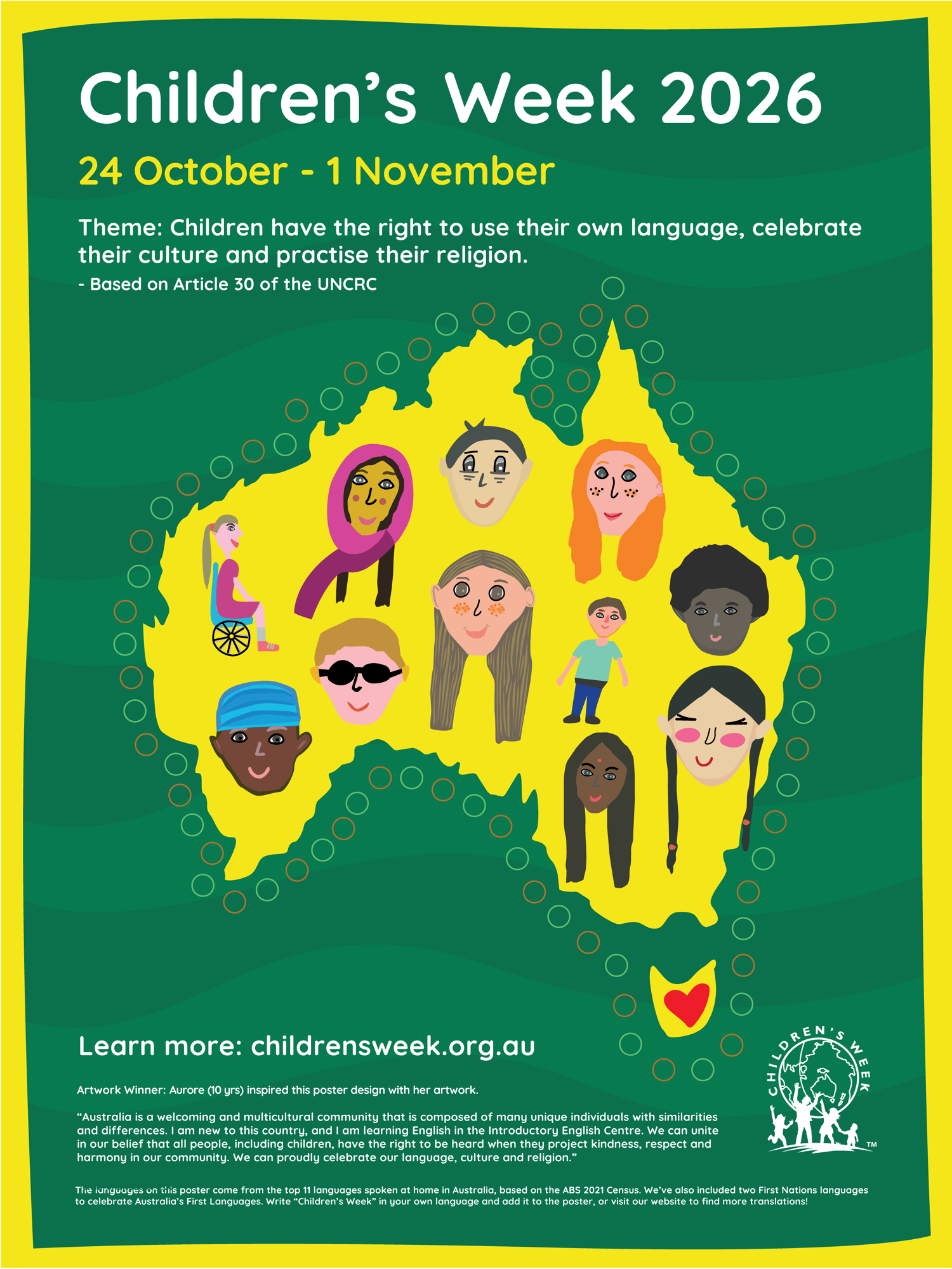 Instagram Tile - Childrens Week 2026 Social Media Asset Without Translations